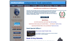 Desktop Screenshot of motorvationsaab.co.uk
